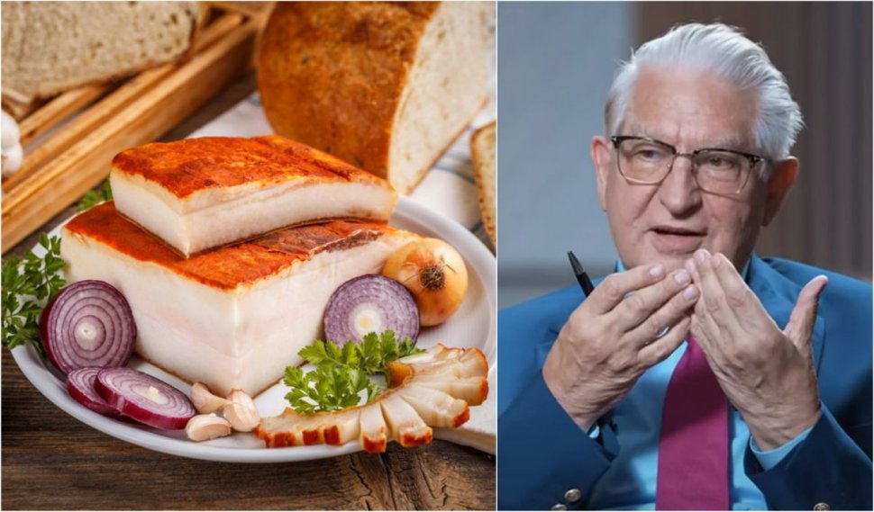 Adevărul despre slănina cu ceapa, mâncată de români. Dr. Vlad Ciurea: "Să știm ce ne face rău. E foarte greu să schimbi alimentația"