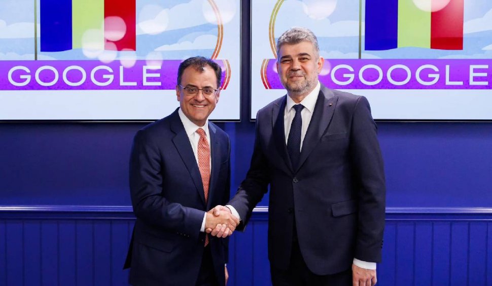 Marcel Ciolacu s-a întâlnit cu șefii Google: ”Avem la dispoziție miliarde de euro”