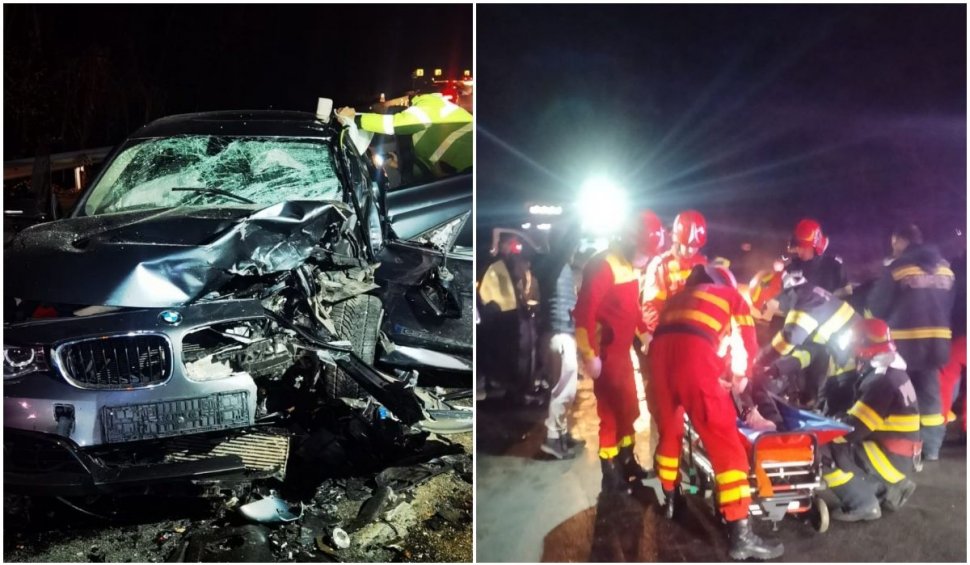 Accident rutier grav pe Dealul Hațegului, în Hunedoara! Șase persoane, transportate de urgență la spital
