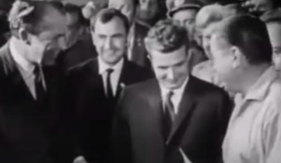 Imagini de colecţie cu dictatorul Nicolae Ceauşescu | Prima vizită a unui preşedinte SUA într-o ţară socialistă 874782