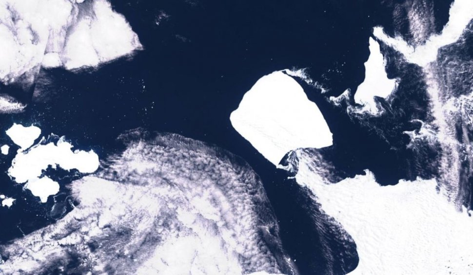 Cel mai mare aisberg din lume se pregătește de călătoria finală: ținta probabilă este o insulă a Marii Britanii