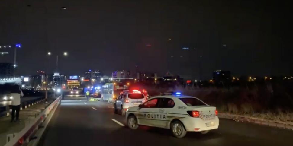 Accident grav pe Șoseaua Petricani din București. Un pieton a fost lovit de un autobuz STB 875460
