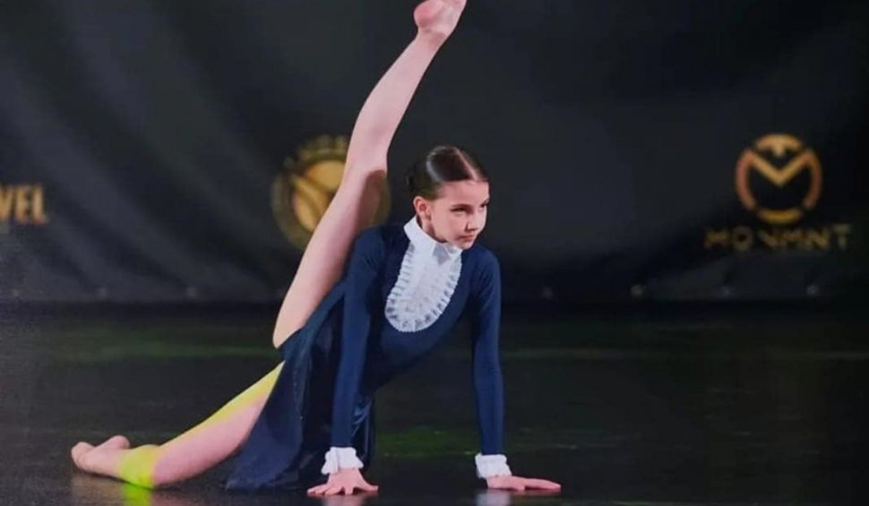 O tânără balerină, prima înscrisă în campania "100 de Tineri pentru Dezvoltarea României"