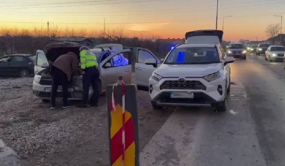 Un șofer din Timișoara a murit în timp ce completa înțelegerea amiabilă, după accidentul rutier în care a fost implicat