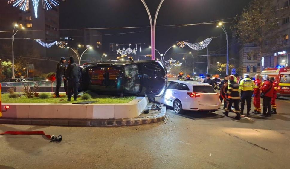 Accident grav la Piața Unirii din București, în zona Hotelului Horoscop. Traficul este blocat 876403