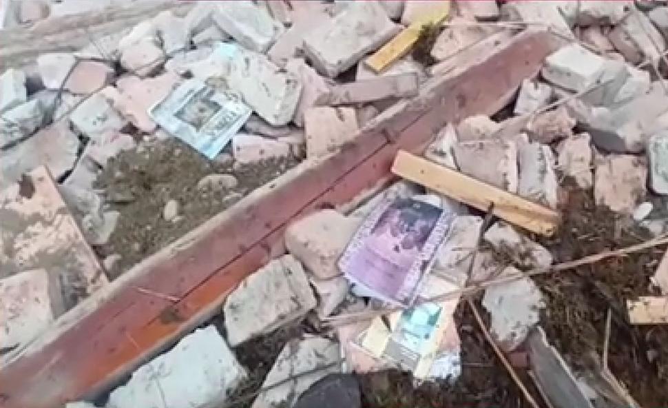 Primele imagini din interiorul camerelor internatului de la Odorheiu Secuiesc, după prăbușire 876262