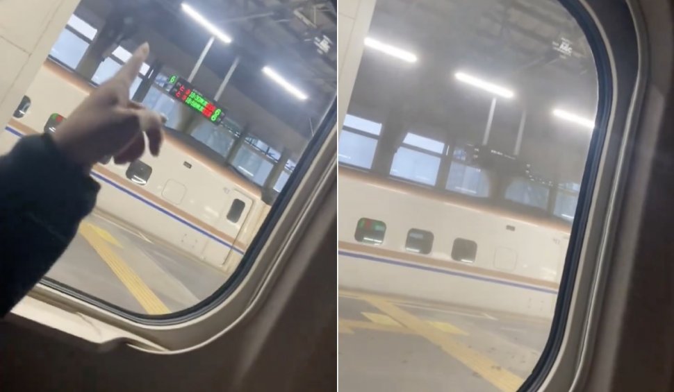 Momentul cutremurului de 7,6 din Japonia, filmat într-o stație de tren