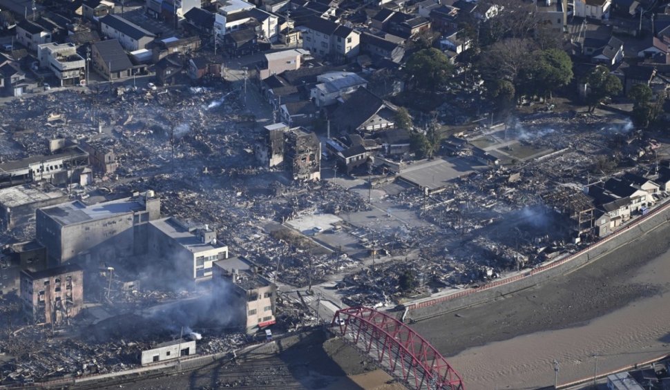 Cutremur de peste 5 grade în Japonia, la numai o zi după seismul devastator de 7,6