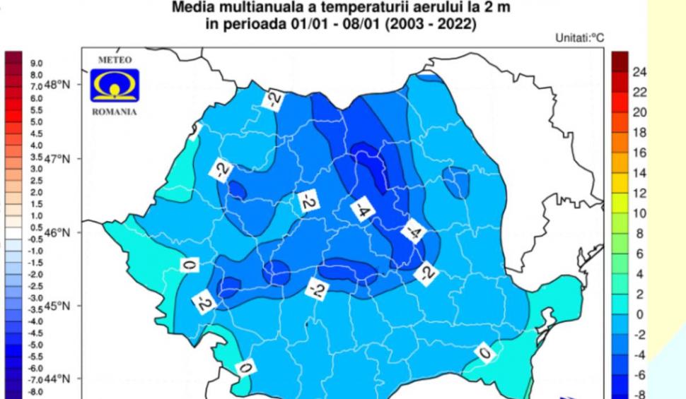 Prognoza meteo pentru luna ianuarie 2024, în România. Meteorologii ANM anunță când se răcește vremea 878662