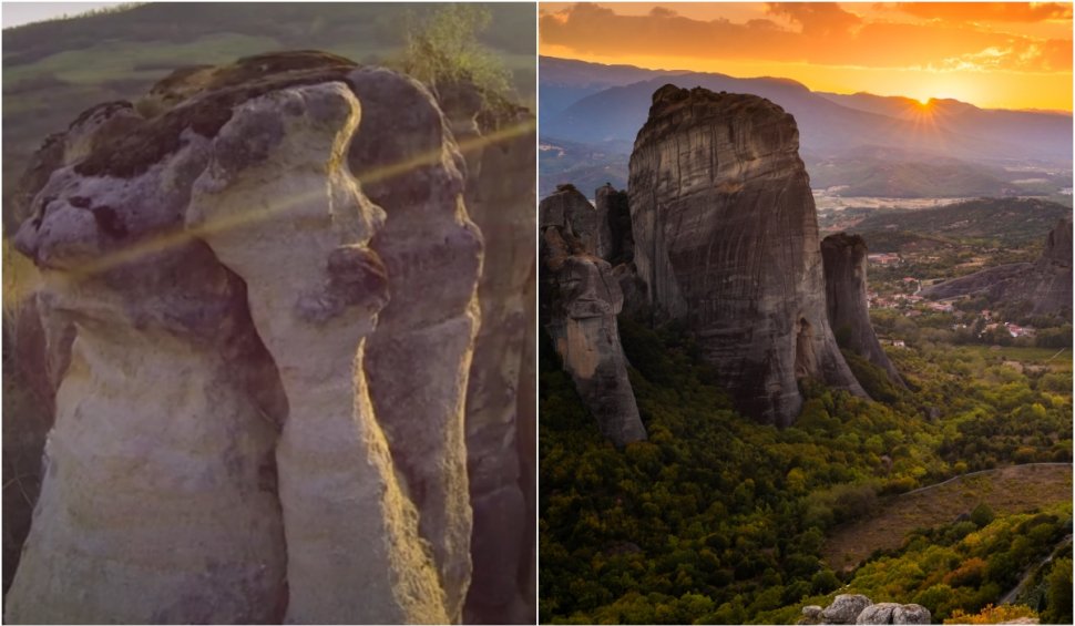 Locul legendar din România, identic cu Meteora din Grecia. Peisajul îți taie respirația