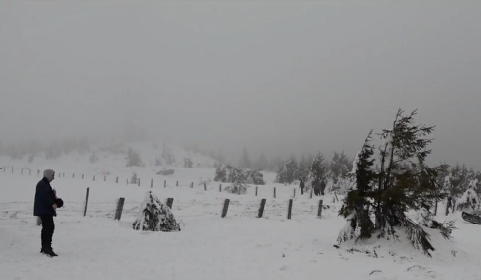 Weekend de poveste pentru turiștii care au mers la munte, în Harghita. Zăpadă de peste un metru și experiențe de neuitat 879446