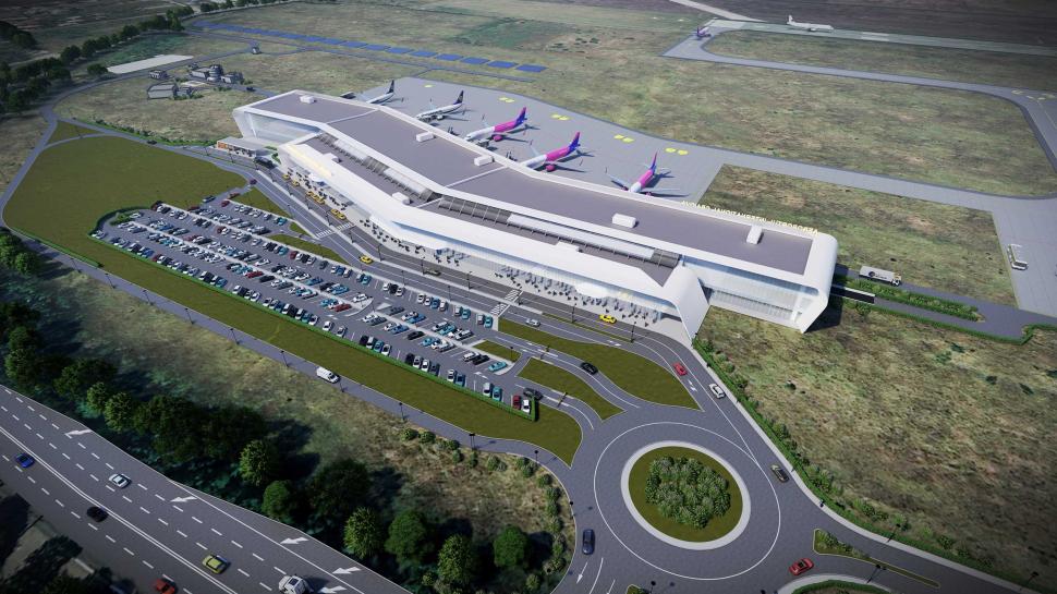 Orașul din România unde se construiește cel mai mare terminal nou de aeroport. Va fi gata anul acesta, după o investiție de 100 de milioane de euro 879847
