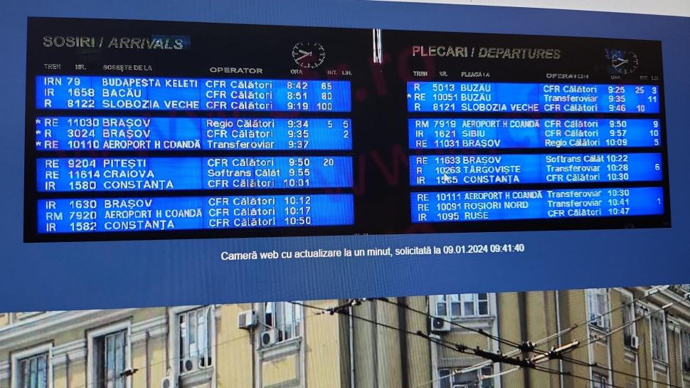 Întârzieri de zeci de minute ale trenurilor din cauza condițiilor grele de iarnă. Anunțul CFR Călători, în urma condițiilor meteo | Lista rutelor afectate 879633