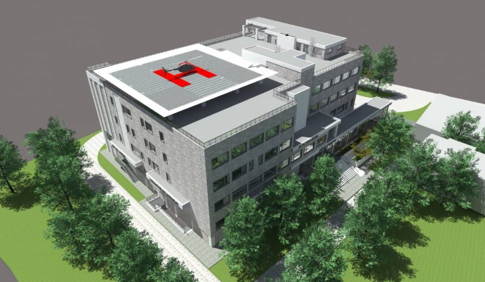 Orașul din România în care se construiește un spital nou. Clădirea va fi dotată inclusiv cu heliport: "Un vis care devine realitate"