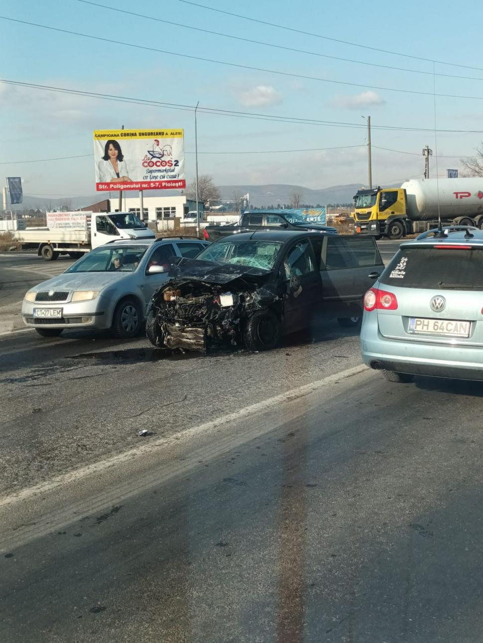 Accident grav pe DN1, în Prahova! Traficul este blocat | Un elicopter SMURD a ajuns la fața locului 880364