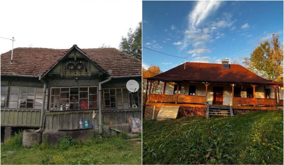”Omul sfințește locul”. Modul uluitor în care a recondiționat un român o casă în paragină, cumpărată pentru ”pământ și locație”