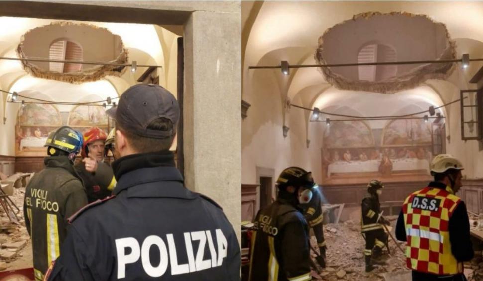Podeaua unui restaurant s-a prăbușit în timpul unei nunți, în Italia. Zeci de oameni au ajuns la spital 880630
