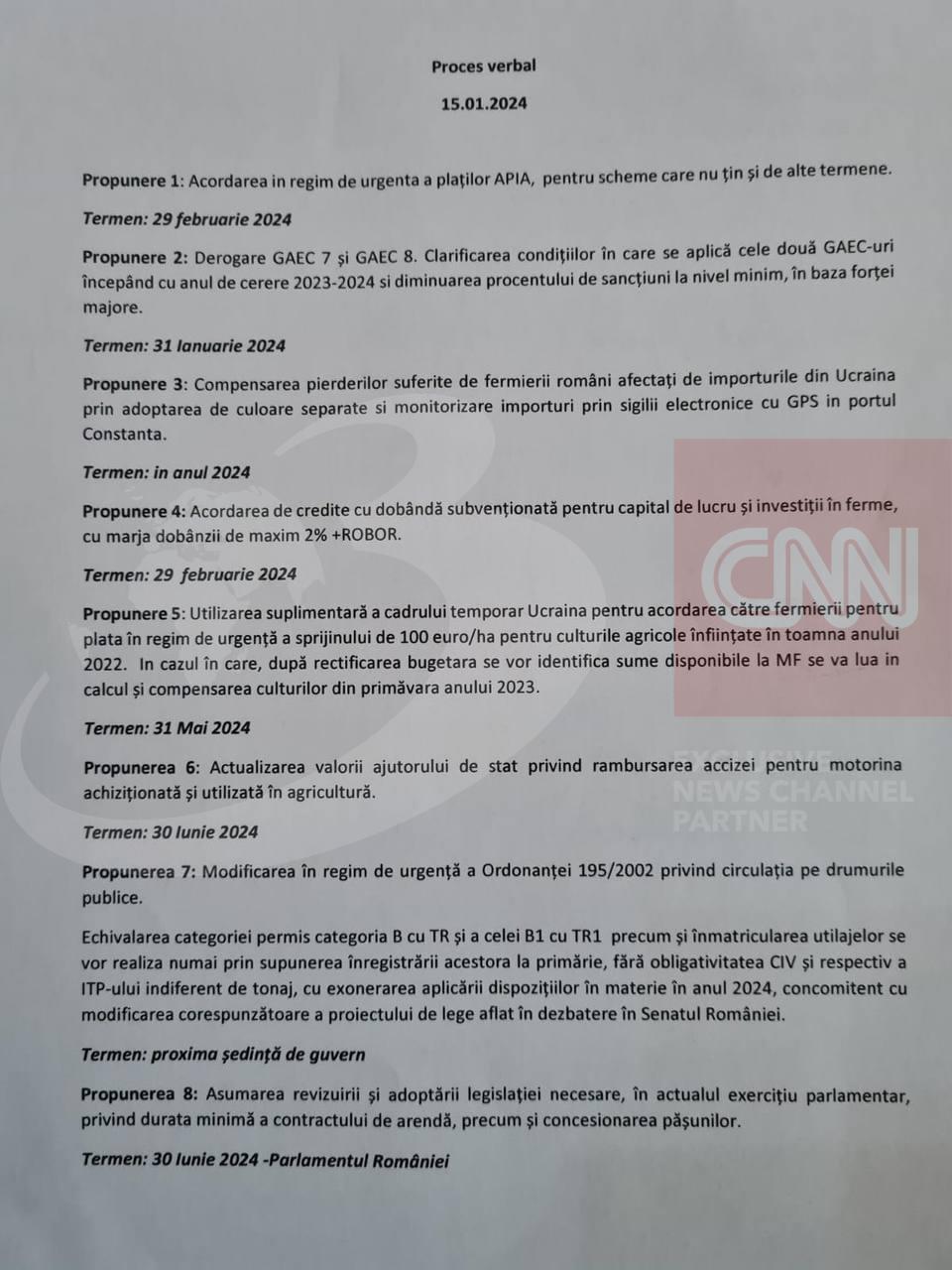 Fermierii au ajuns la o înțelegere cu ministrul Agriculturii: "Probabil vom suspenda protestele" | Avem documentul 880927