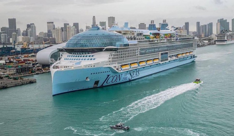 Icon of the Seas, cea mai mare navă de croazieră din lume are opt "cartiere" la bord