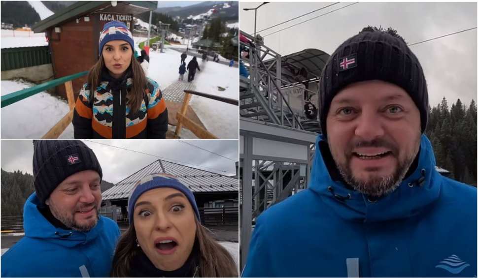 Reacția unor vloggeri români care au mers la schi în Ucraina aflată în război: ”N-am crezut”