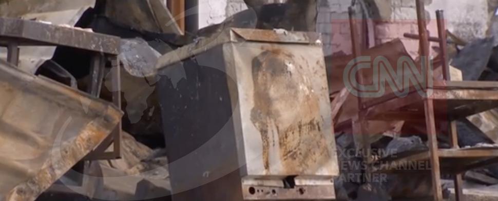 Imagini din interiorul pensiunii "Ferma Dacilor", după incendiul devastator. Jurnaliștii Antena 3 CNN, investigație în locul în care au murit opt oameni: "Focul ardea în două părți" 881841