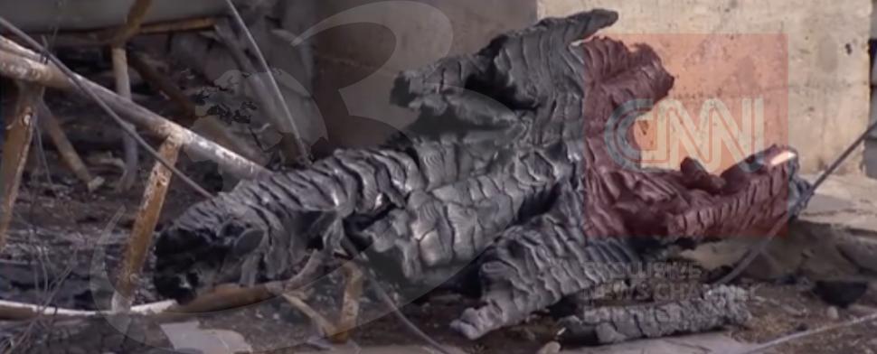 Imagini din interiorul pensiunii "Ferma Dacilor", după incendiul devastator. Jurnaliștii Antena 3 CNN, investigație în locul în care au murit opt oameni: "Focul ardea în două părți" 881846