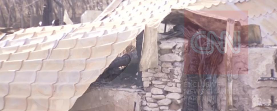 Imagini din interiorul pensiunii "Ferma Dacilor", după incendiul devastator. Jurnaliștii Antena 3 CNN, investigație în locul în care au murit opt oameni: "Focul ardea în două părți" 881849
