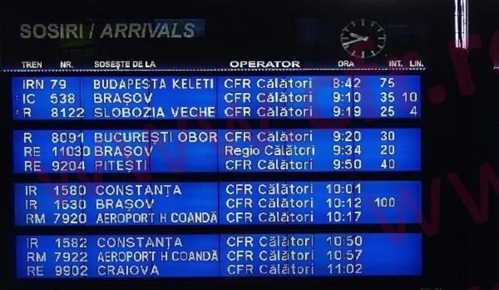 Întârzieri mari la trenuri, după ce mai multe șine de cale ferată s-au rupt din cauza vremii. Lista curselor afectate 882010