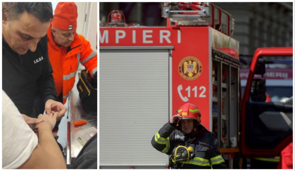 Pompierii din Botoşani, chemaţi să taie inelele de pe degetul umflat al unui băiat  882241