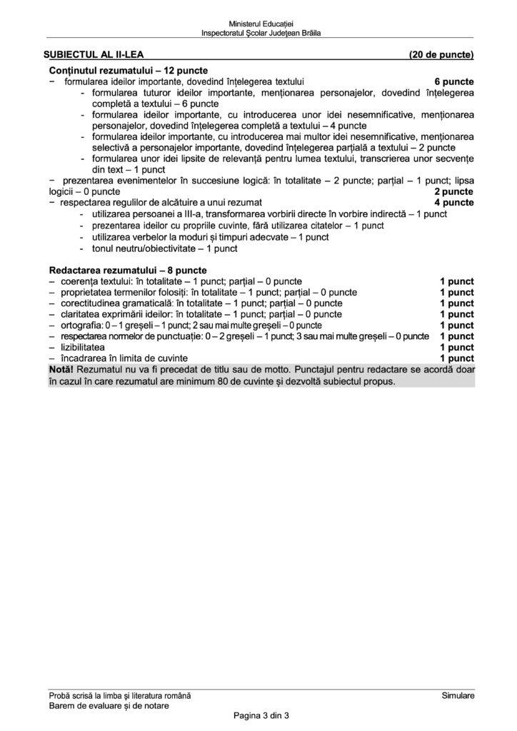 Simulare Evaluare Națională 2024. Modele de subiecte la Limba și literatura română 882096