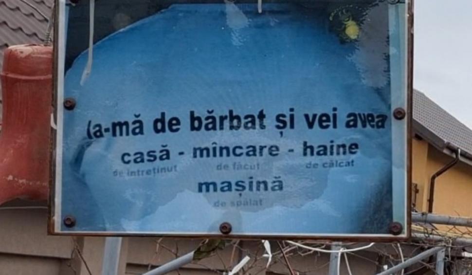 Un medic ginecolog din Iaşi şi-a decorat curtea cu păpuşi gonflabile, cătuşe şi mesaje deocheate pentru vecini 882933