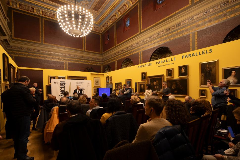 Măsuri de securitate fără precedent la expoziţia dedicată lui Constantin Brâncuşi. A fost lansată o monedă aniversară de argint, cu chipul marelui sculptor 883840