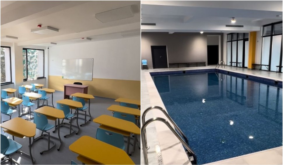Școala din România cu piscină, lift și încălzire în pardoseală. Peste 400 de copii vin cu drag să învețe aici
