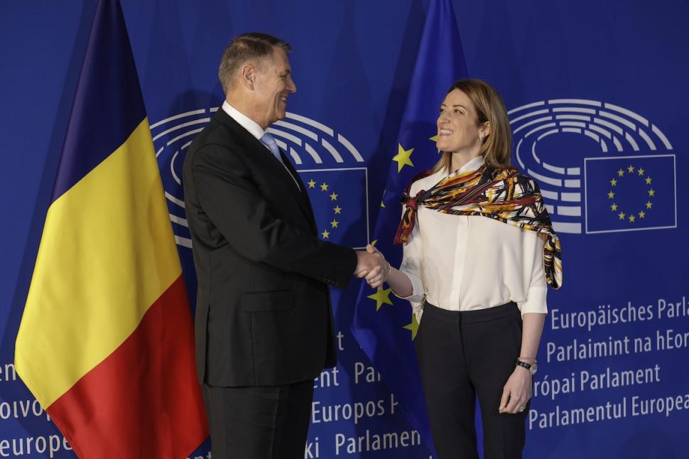 Klaus Iohannis, discurs în Parlamentul European: ”În jurul Uniunii, instabilitatea și insecuritatea au atins niveluri alarmante” 885251