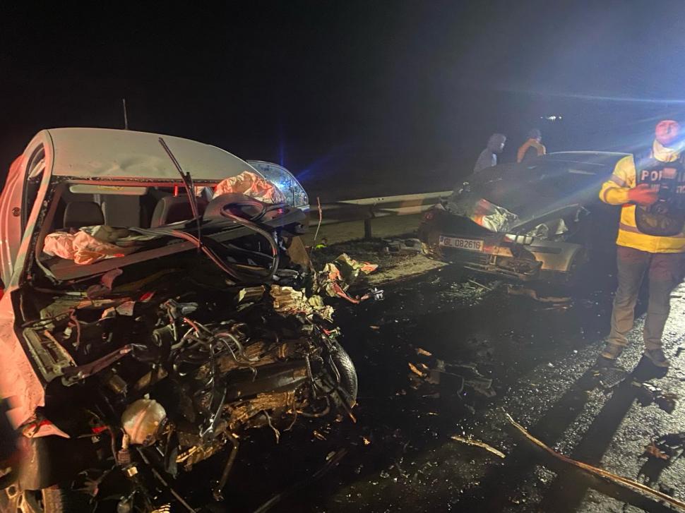 Accident grav, cu opt victime, pe DN25, lângă Braniștea, în județul Galați, după ce un șofer a intrat în depășire la urcarea pe un pod 886870