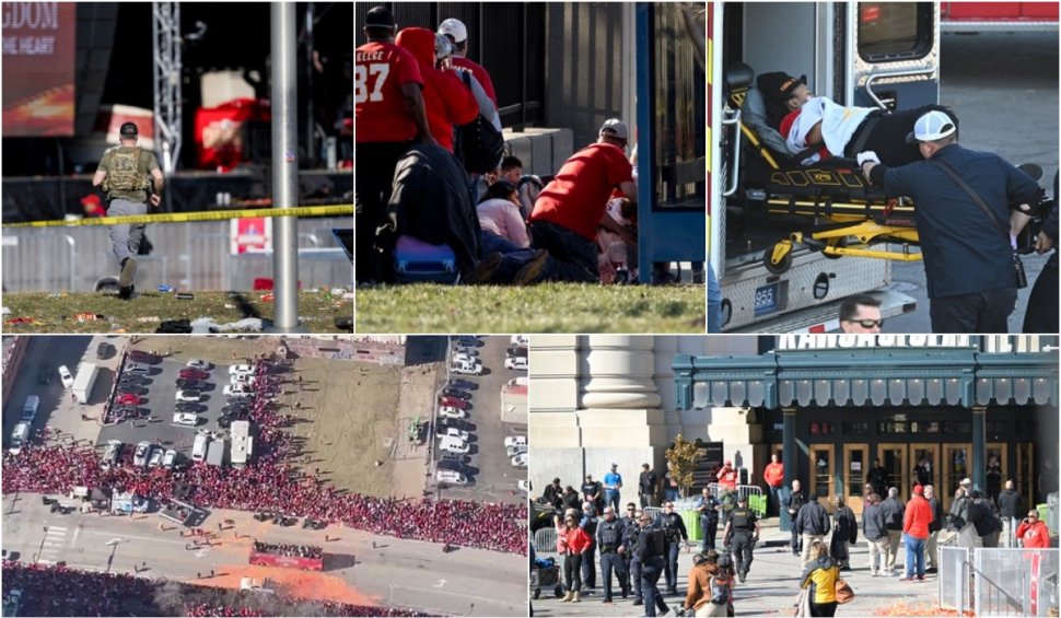 Atac armat în masă la parada de la Super Bowl, în SUA. Cel puțin 22 de persoane au fost împușcate în Kansas City. Un atacator a fost neutralizat de un civil iar scena a fost filmată de fiica sa