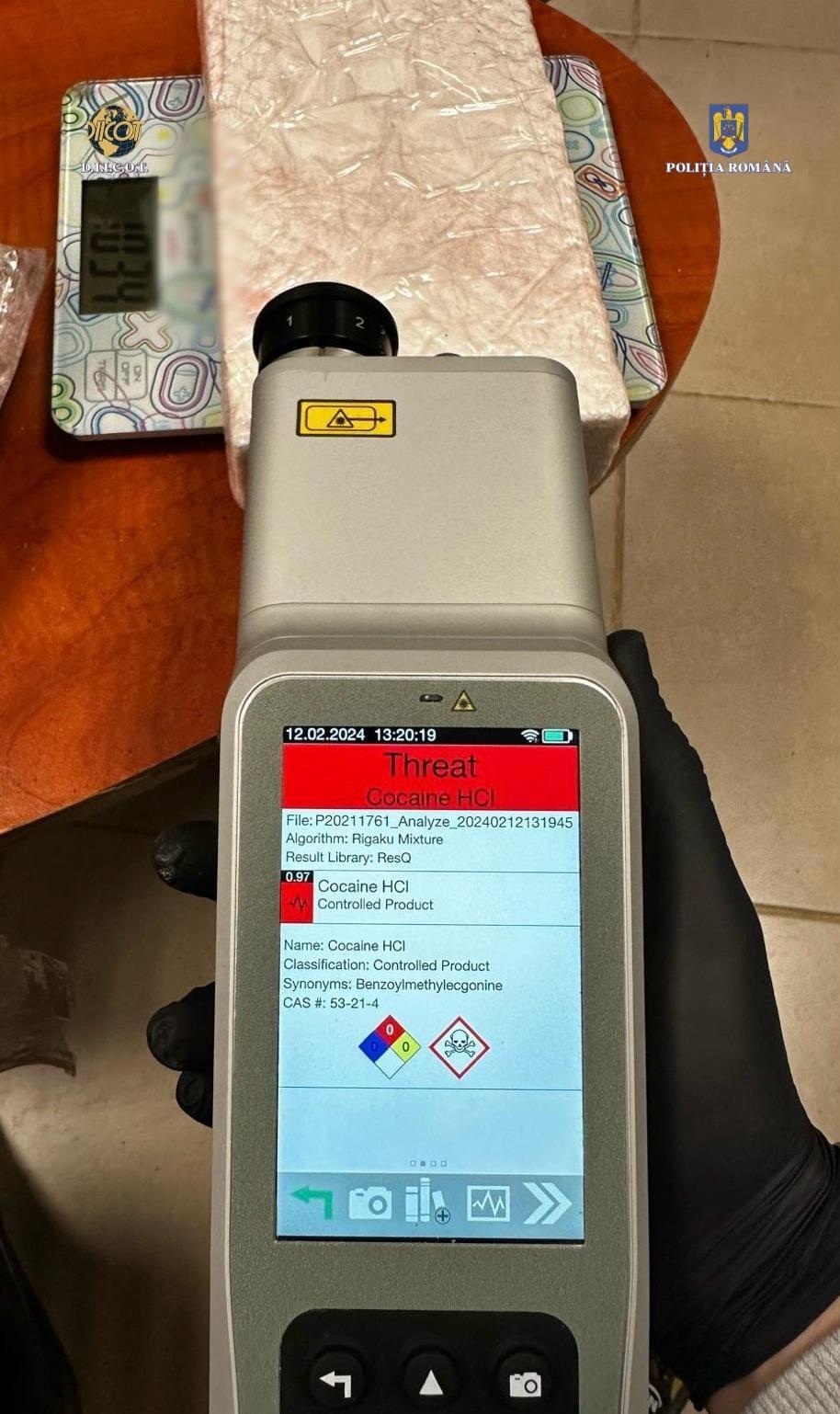 Bărbat prins în flagrant, în Timişoara, în timp ce vindea două kilograme de cocaină pentru 70.000 de euro 886919