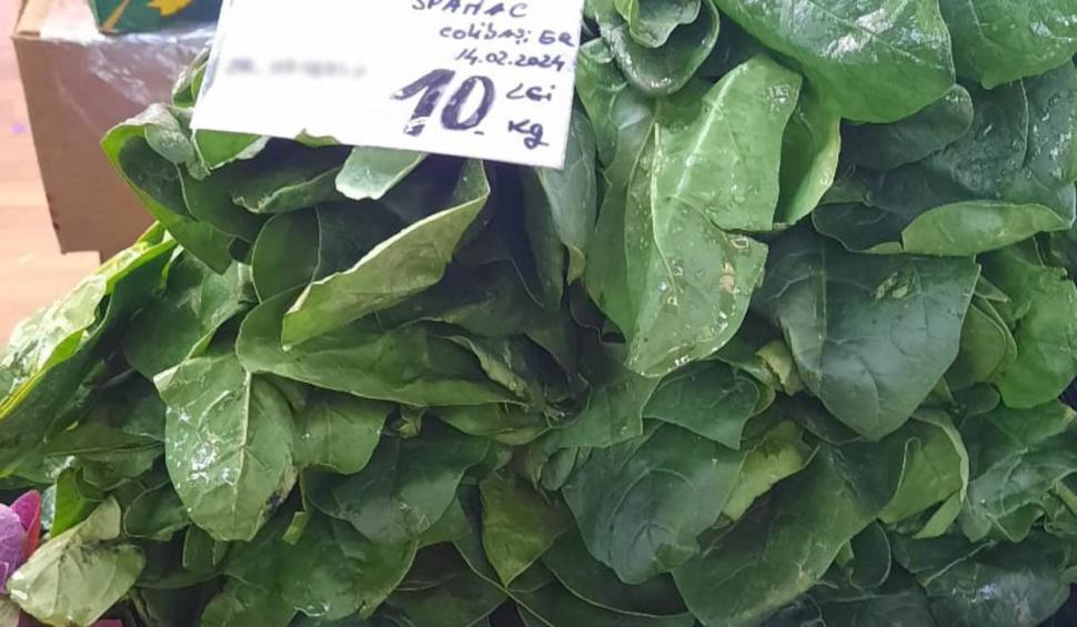 Cât costă spanacul în piețele din România. Prețul plătit pentru un kilogram 886930