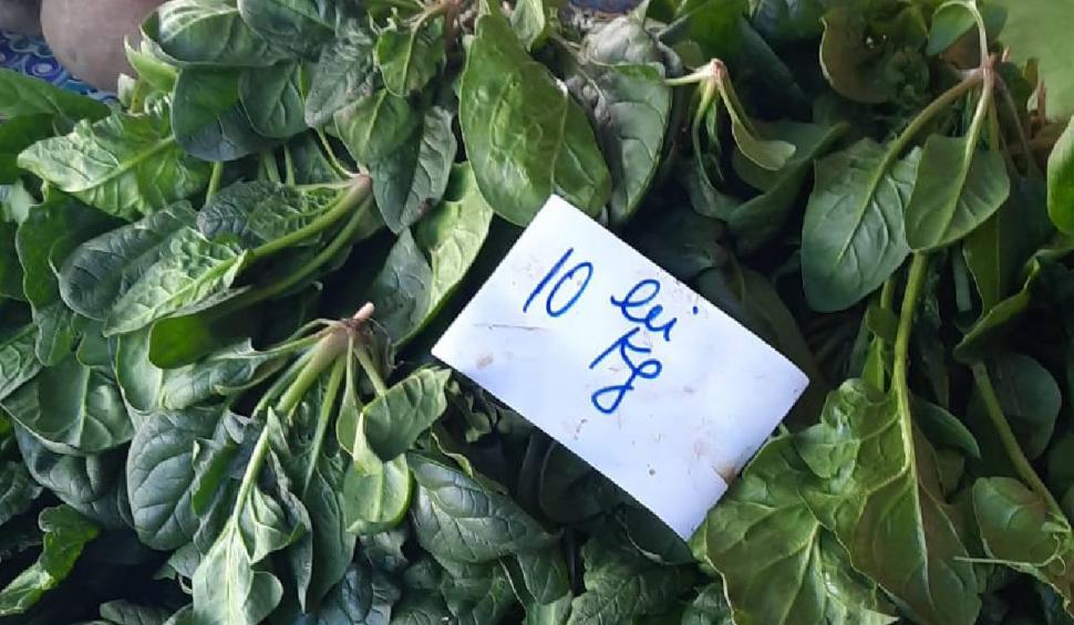 Cât costă spanacul în piețele din România. Prețul plătit pentru un kilogram 886961