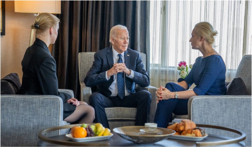 Președintele SUA, Joe Biden, s-a întâlnit cu soția și fiica lui Navalnîi 