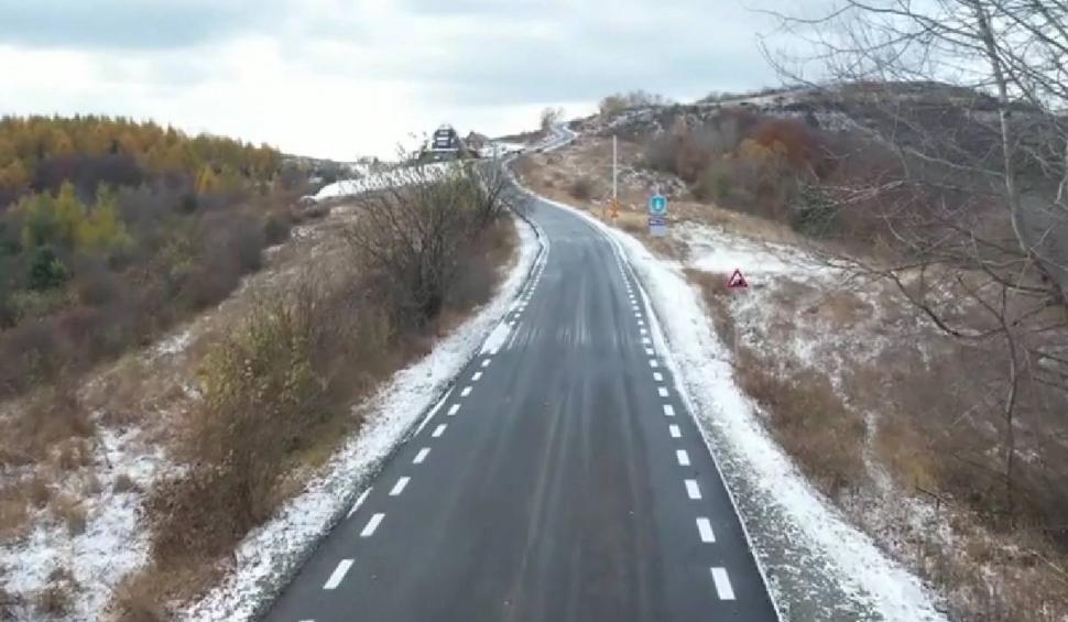 Noua șosea spectaculoasă din România, la un pas de finalizare. Transapuseana are aproape 80 de kilometri şi un peisaj de vis 888171