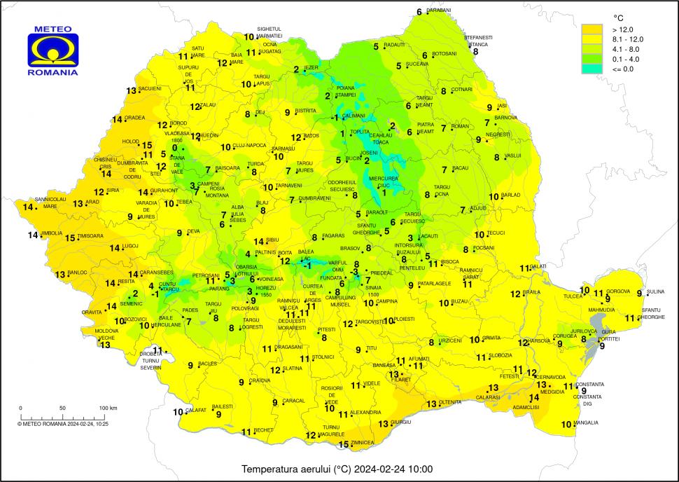 Prognoza meteo ANM actualizată. Mai multe anotimpuri simultan: Peste 20 de grade, ploi, vânt puternic 888287