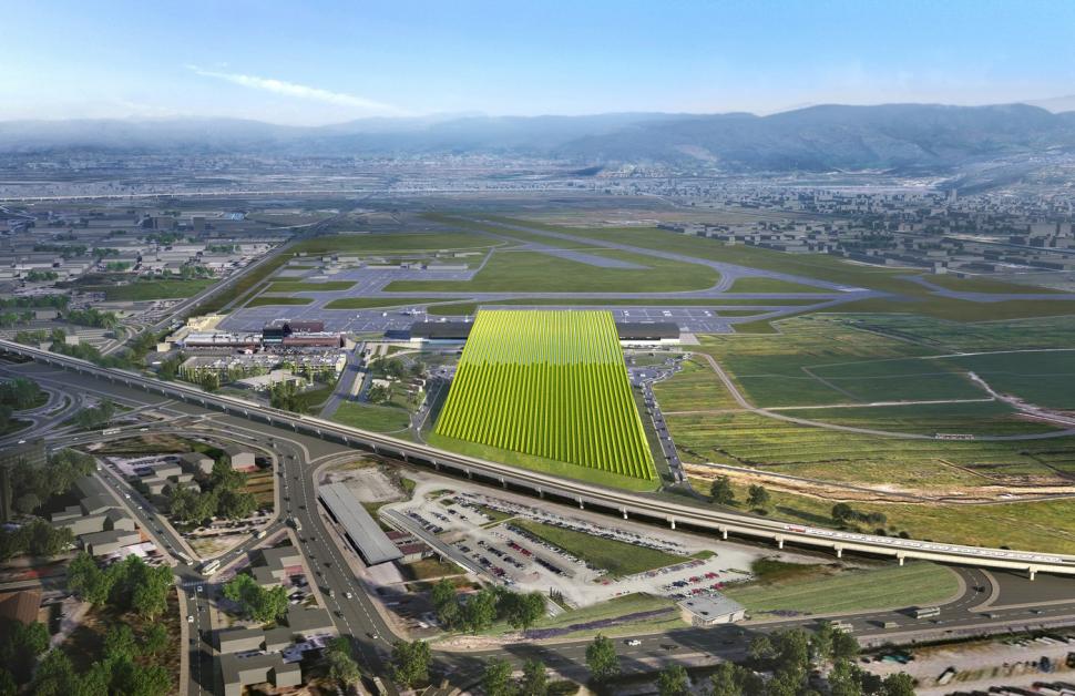 Orașul din Europa care va avea primul aeroport din UE cu o podgorie pe acoperiș. Imagini cu terminalul care va fi acoperit cu viță de vie 888608