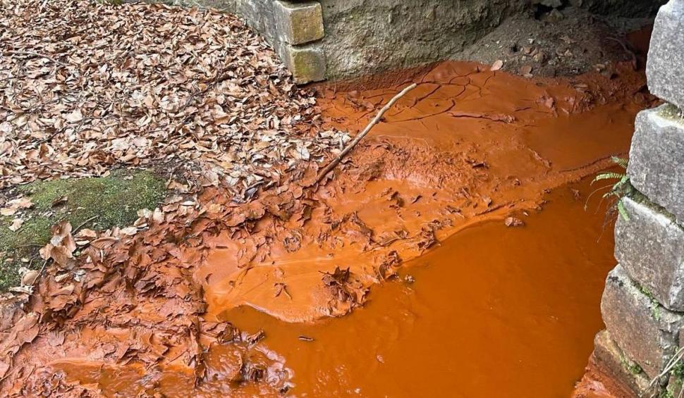 Alertă în Bihor! Apele au devenit roșii. Specialiștii fac legătura cu cutremurul produs recent 889343