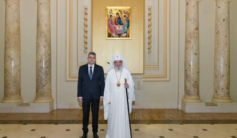 Premierul Marcel Ciolacu, întâlnire cu patriarhul Daniel: "Un prilej deosebit de a reafirma importanța consolidării parteneriatului cu Biserica”