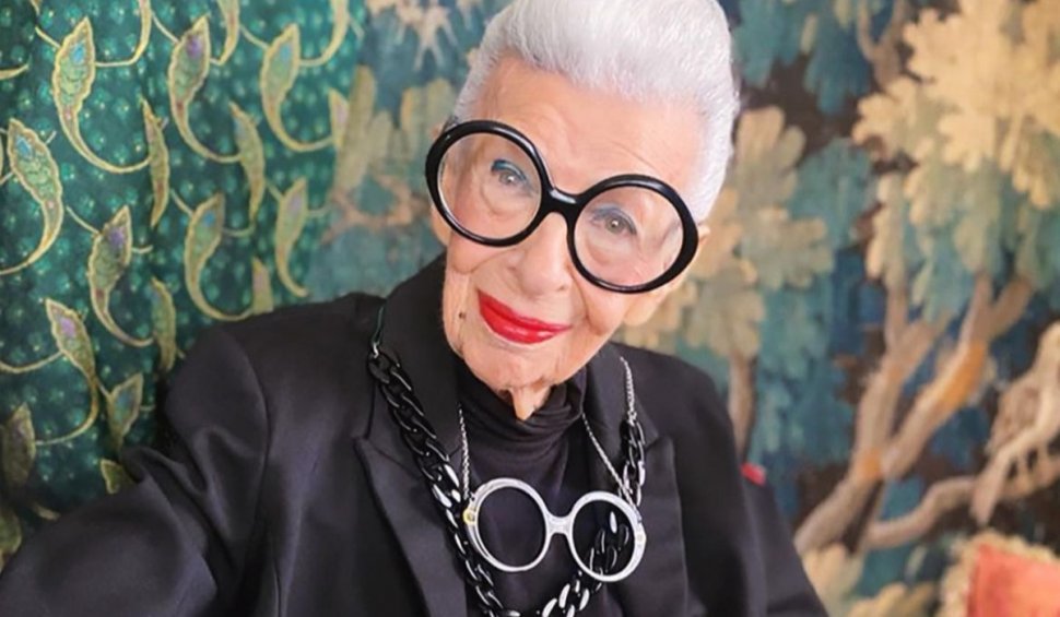 Iris Apfel, simbol excentric al modei și femeie de afaceri de succes, s-a stins din viață 