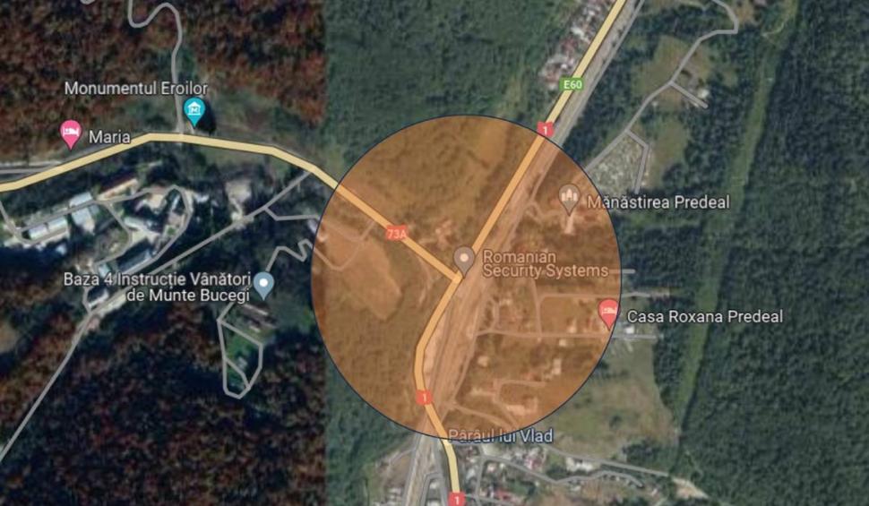 Prima imagine cu viitorul sens giratoriu de la Predeal care va decompensa o parte din traficul de pe DN1 890179