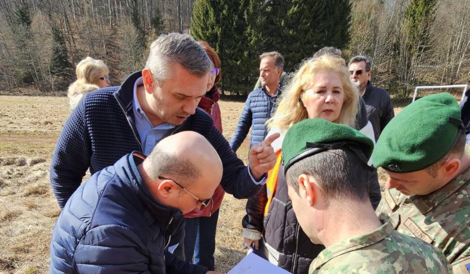 Prima imagine cu viitorul sens giratoriu de la Predeal care va decompensa o parte din traficul de pe DN1 890180