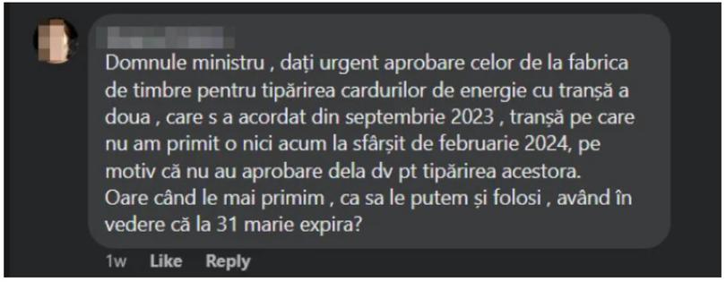 Probleme cu virarea banilor pe cardurile de alimente. Românii nu și-au primit nici banii, nici cardurile | Răspunsul MIPE 890284