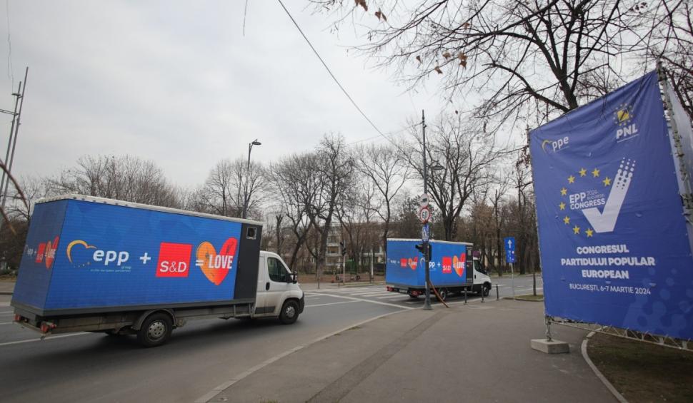 Protest USR la congresul PPE cu lideri europeni 890390